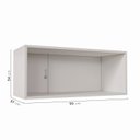 Ver imagem 2 de Armário Aéreo Porta Basculante 90cm Arizona CabeCasa MadeiraOriginals