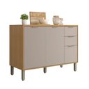 Ver imagem 2 de Balcão de Cozinha 120 cm Colors 3 Portas 2 Gavetas Freijó/Cinza Níquel - Kits Paraná