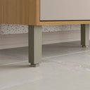 Ver imagem 6 de Balcão de Cozinha 120 cm Colors 3 Portas 2 Gavetas Freijó/Cinza Níquel - Kits Paraná