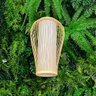 Lustre Pendente Bambu 40cm Altura 25cm Largura 13,5cm Bocal - 1