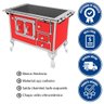 Fogão a Lenha Venâncio Tradicional Nº2 Vitroceramico Vermelho Saída Esquerdo Porta Dupla 47371 - 2