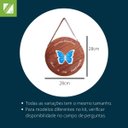 Ver imagem 4 de 10 U Quadros Decorativos Sala Quarto Madeira Mosaico 28x28 Cor:borboleta Rustico