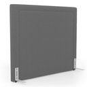 Ver imagem 1 de Cabeceira Cama Box Queen Size Alba 160cm com Frame Bouclé Cinza Escuro - Desk Design