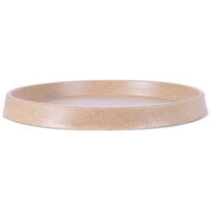 Prato para Vaso Redondo Bege 24 Afort