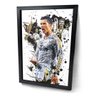 Quadro Cristiano Ronaldo Rei da Champions Moldura e Vidro - 2
