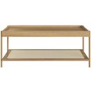 Ver imagem 3 de Conjunto Mesa de Centro e Mesa Lateral para Sala Industrial Indy A03 Hanover Dourado