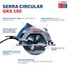 Serra Circular Bosch Gks150 1500w 7 1/4 127v com Disco - 5