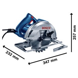 Serra Circular Bosch Gks150 1500w 7 1/4 127v com Disco - 4