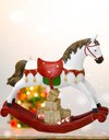 Ver imagem 2 de Estatueta Cavalo de Balanço Presentes Carrossel Resina 17cm