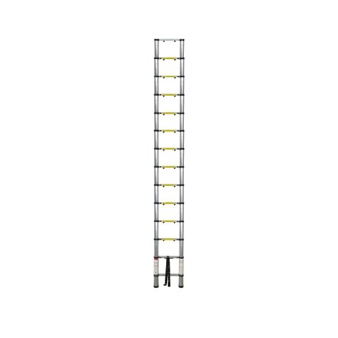 Escada Telescópica Inox Retrátil Multifuncional 7 Degraus