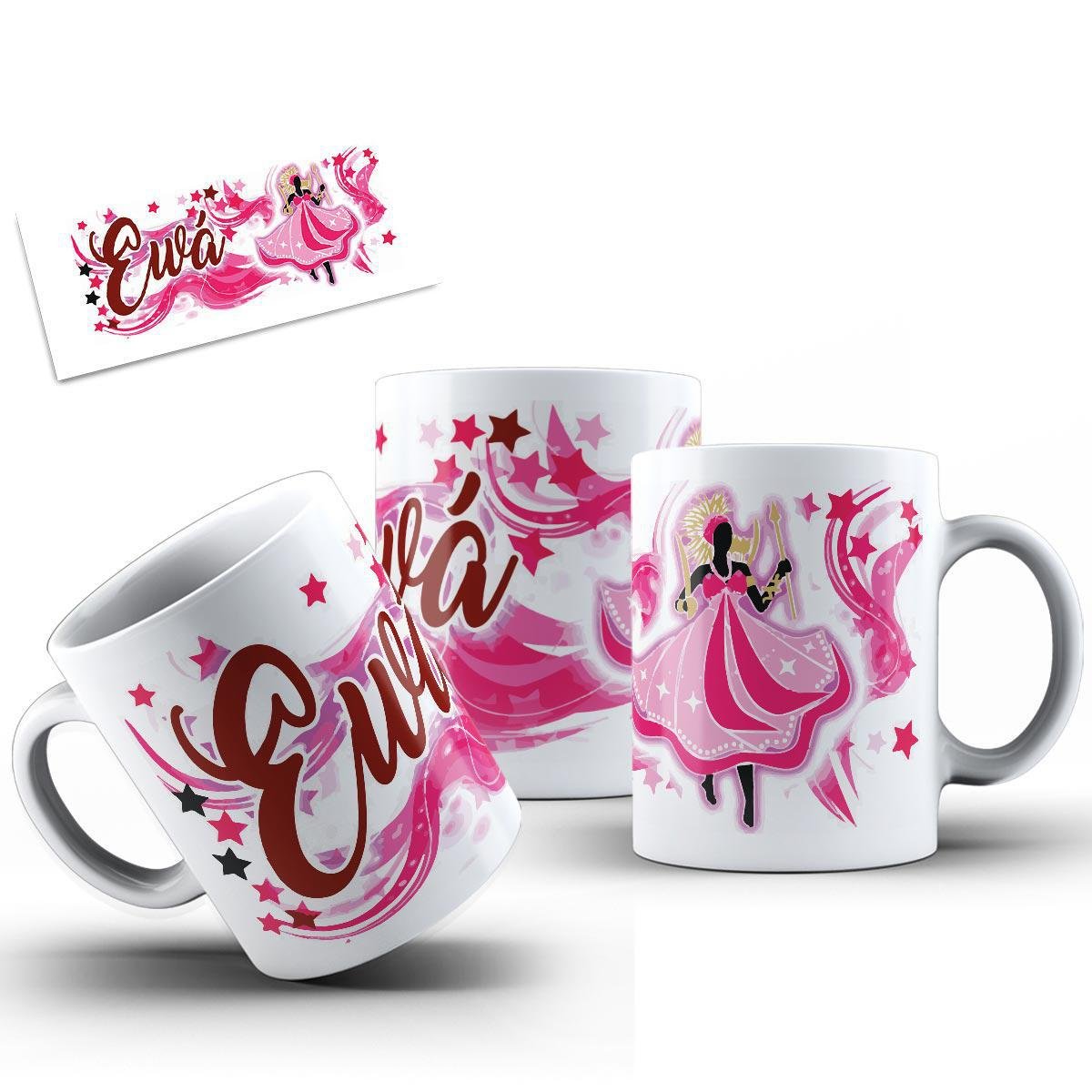 Caneca Cerâmica Umbanda Orixá Ewá Mãezinha Do Caráter - 2
