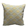 Almofada Losango Amarelo 45x45x- Dominic Decor - 1