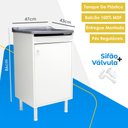 Ver imagem 2 de Balcão de Lavanderia com Tanque + Válvula + Sifão 100% Mdf