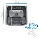 Ver imagem 5 de Balcão de Lavanderia com Tanque + Válvula + Sifão 100% Mdf