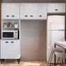 Kit Cozinha Com 8 Portas Retro Mia Coccina Art in Móveis Branco - 1
