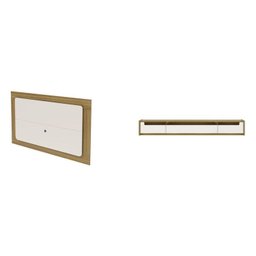 Rack com Painel para Tv até 75 Polegadas 220 Cm Oslo  - 2