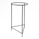 Ver imagem 4 de Suporte Tripé Vaso de Chão Plantas Aramado Preto 50x25x25cm