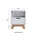 Ver imagem 3 de Móveis para Quarto 2 Mesas de Cabeceira Alice