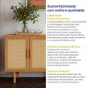 Ver mais imagens de Balcão 4 Portas Rattan Magna CabeCasa MadeiraOriginals