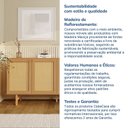 Ver imagem 7 de Balcão 4 Portas Rattan Magna CabeCasa MadeiraOriginals