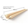 Veda Porta Rolinho Comfort Door 80cm - Marrom Claro - 2