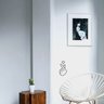 Quadro Coração Com A Mão / Adorno De Parede, Decoração - Preto - Toque 3D - 3