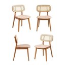 Ver imagem 1 de Kit 4 Cadeiras Madeira Maciça Liz CabeCasa MadeiraOriginals