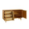 Buffet 2 Portas 3 Gavetas Rattan Magna CabeCasa MadeiraMadeira - 10