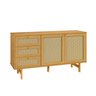 Buffet 2 Portas 3 Gavetas Rattan Magna CabeCasa MadeiraMadeira - 9