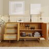 Buffet 2 Portas 3 Gavetas Rattan Magna CabeCasa MadeiraMadeira - 2
