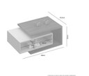 Ver imagem 2 de Mesa de Centro Diva Jcm Móveis Cinamomo/off White
