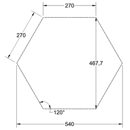Painel Acústico Hexagonal Bl Acoustic 1101 - 4
