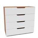 Ver imagem 2 de Cômoda para Quarto 4 Gavetas 90cm Madri