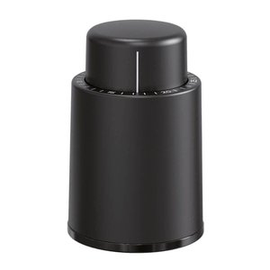 Tampa para Garrafa de Vinho 7cm Kenya Preta