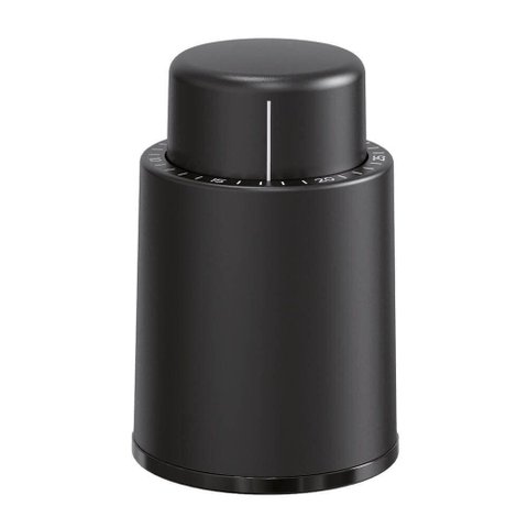 Tampa para Garrafa de Vinho 7cm Kenya Preta