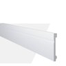Kit Rodapé de Poliestireno 3 Barras Frisadas de 15cm X 2,44m Rende 7,32 Metros Fb15 Gart - 1