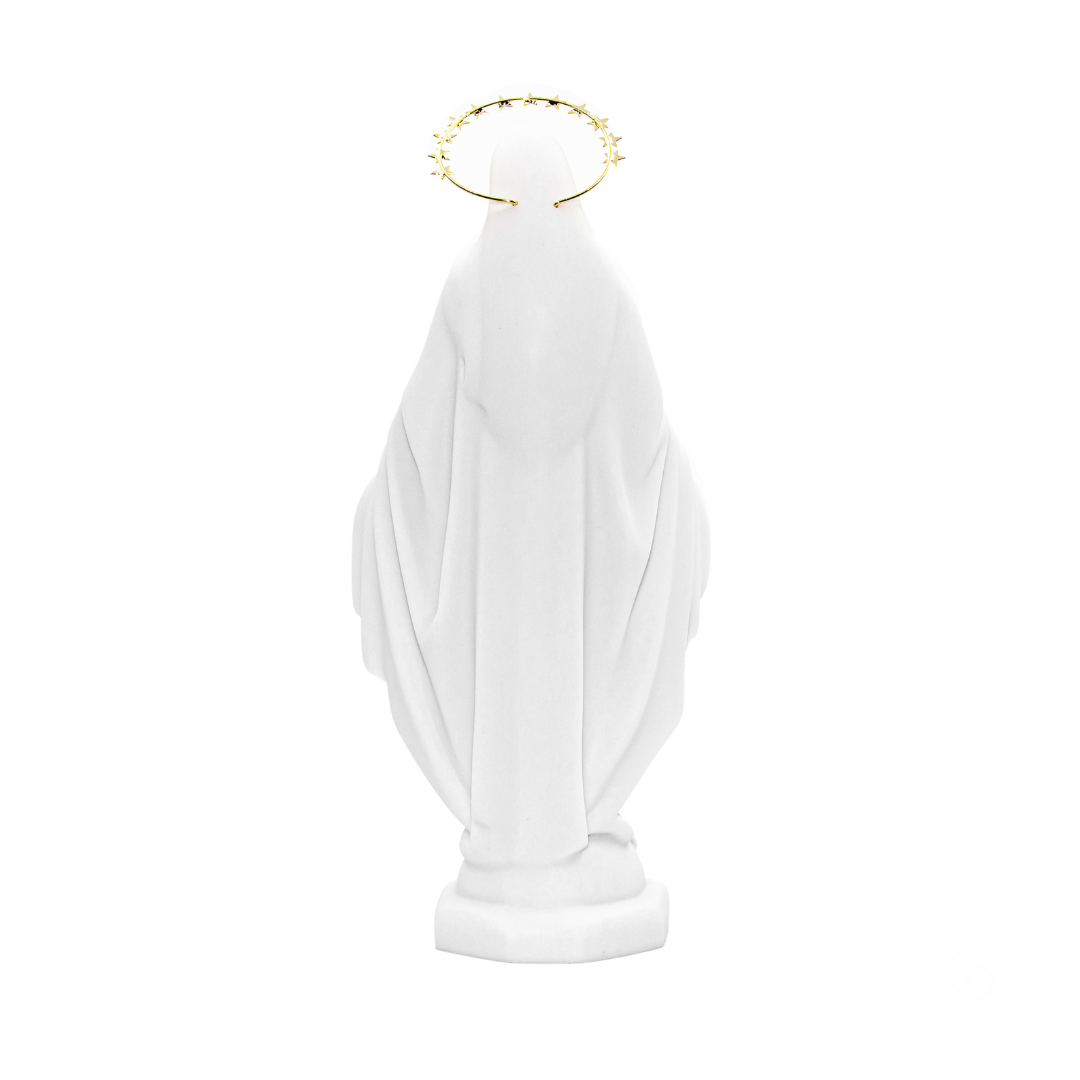 Imagem Nossa Senhora Das Graças com Auréola Ouro G 32cm - 2