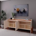 Ver imagem 2 de Aparador para Sala Buffet Studio 1.6 Off White Nature - Imcal