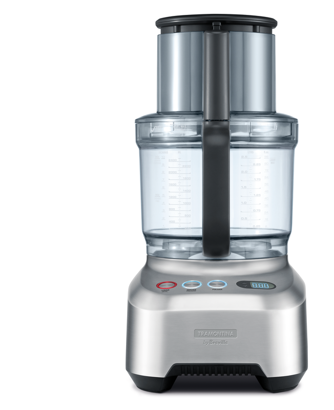 Multiprocessador Slice Pro 3,7 L em Alumínio Fundido Fosco 1200 W 127 V Tramontina By Breville 69020 - 3