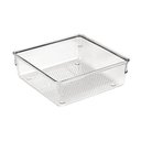 Ver imagem 1 de Organizador de Gavetas Modular Multiúso em Plástico Transparente 15,3x15cm Branco