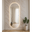 Ver imagem 6 de Espelho Led de Parede Touch com Display Digital e 3 Cores de Luz 150x60 Cm