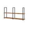 Prateleira Madeira Industrial Suspensa 140 Cm Multiuso - 1