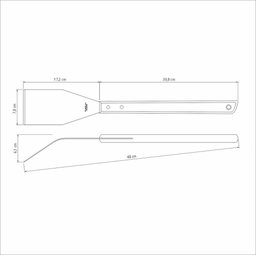 Espátula Tramontina Churrasco com Lâmina em Aço Inox e Cabo de Madeira 48 Cm Tramontina - 3