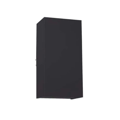 ARANDELA EXTERNA TURIM 2 FACHOS 2XGU10 PRETO ALUMÍNIO E VIDRO BIANCOLUCE