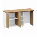 Ver imagem 4 de Aparador Frigobar de Embutir Direito com Armário 2 Portas com Pés em Metal Corporate