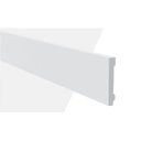 Ver imagem 1 de Kit Rodapé de Poliestireno 3 Barras Lisas de 11cmX2,44m Rende 7,32m Wb11 Gart