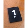 KIT 11 PLACAS BRAILE PS DO T° AO 10° ANDAR ELEVADOR PRETO - 11