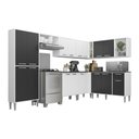 Ver imagem 1 de Armário de Cozinha Completa 8 peças Xangai Soul Multimóveis Branco/Preto