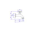 Ver imagem 2 de Torneira com Arejador para Jardim e Tanque Max Cromado - Deca Deca Metais