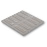 Piso Ladrilho Hidráulico Rampa Filete Cinza 30,7 X 30,7 Cm e Caixa com 0,47 M² Borda Reta - 1